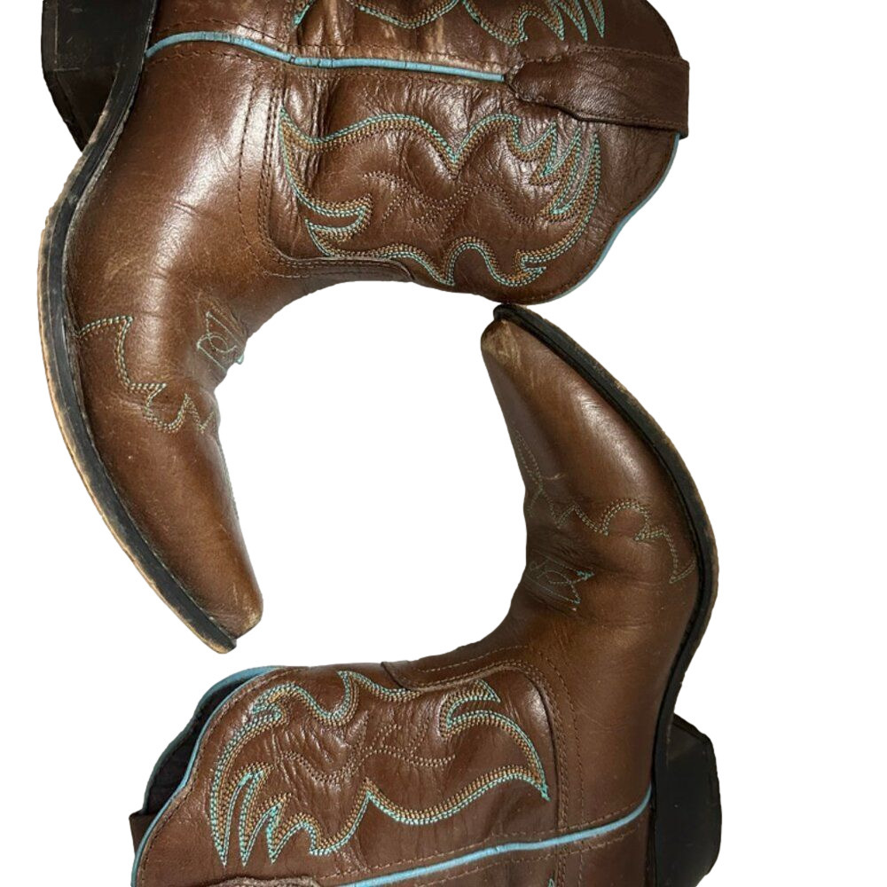 SMOKY MOUNTAIN Mens DARK BROWN COWBOY BOOTS SIZE 8D